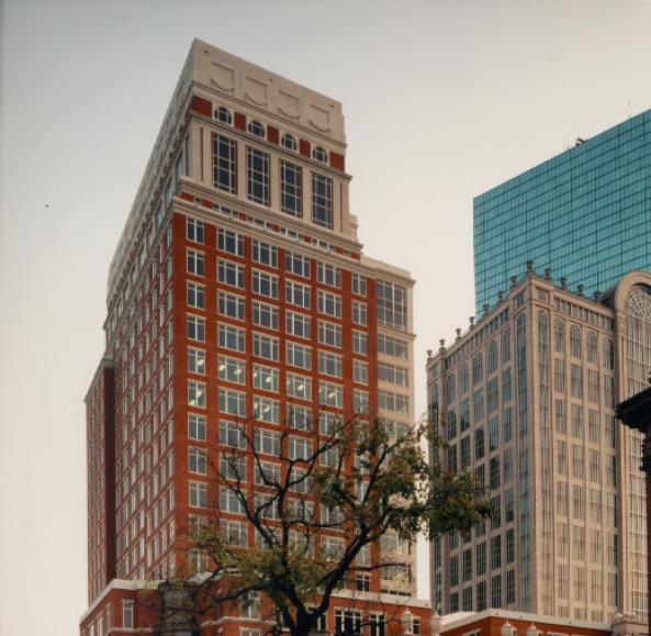 exterior of 222 Berkeley Street in Boston Massachusetts, completed 1991