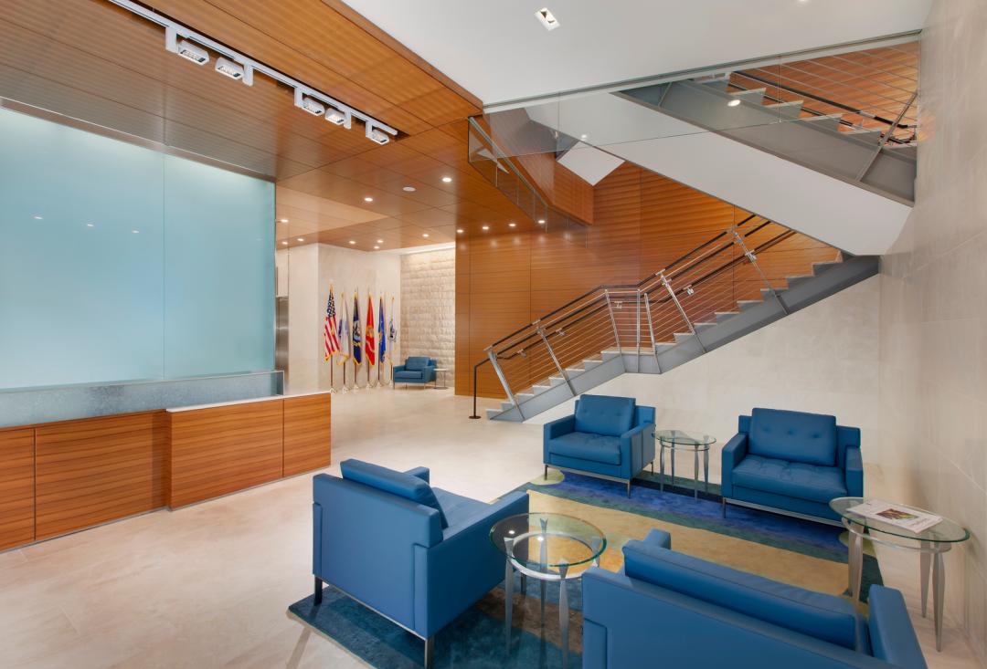 Interior fit-out for the CNA Headquarters