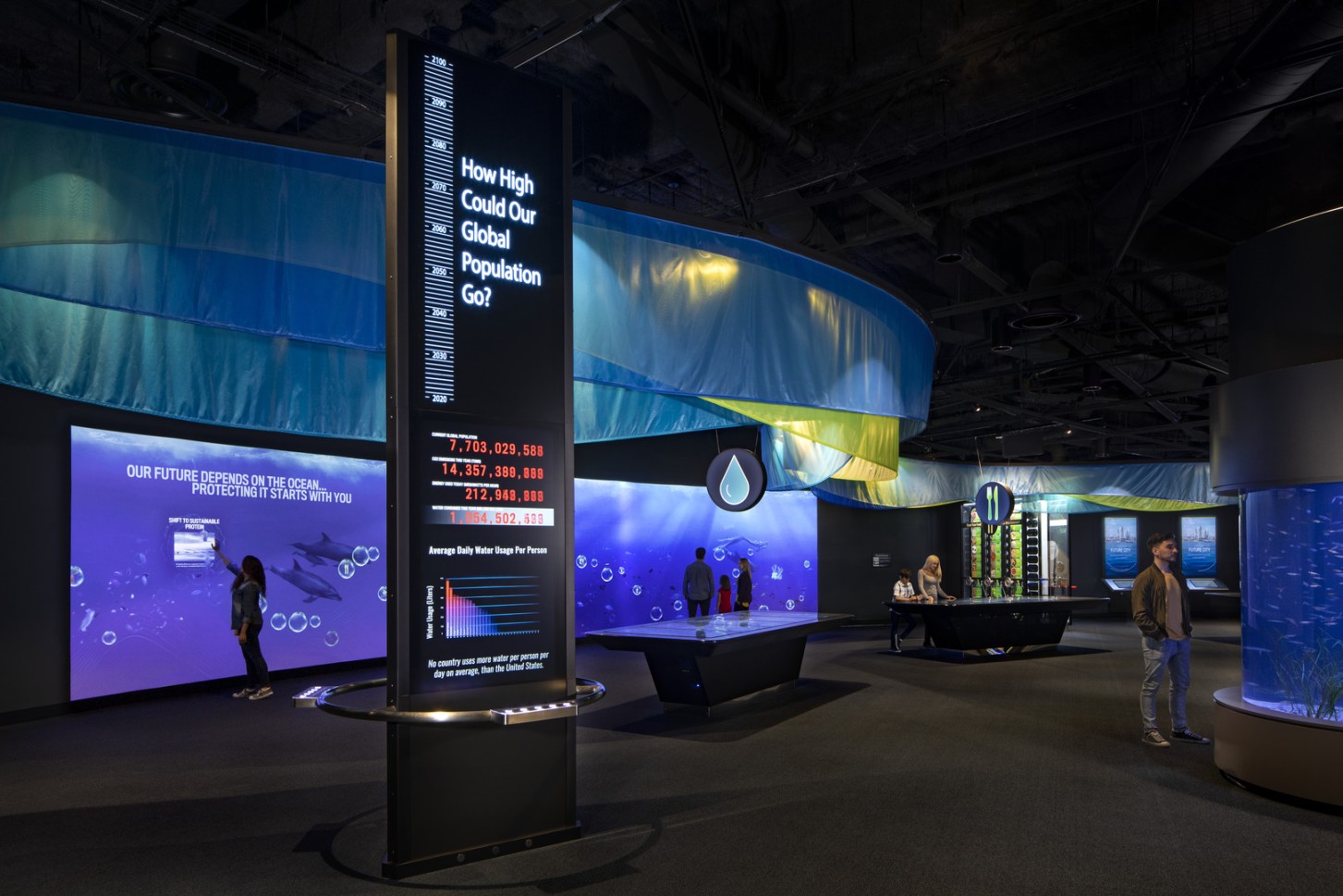 Pacific Visions Wing at the Aquarium of the Pacific