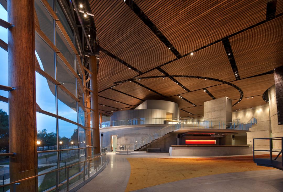 interior of Arena Stage in Washington, DC