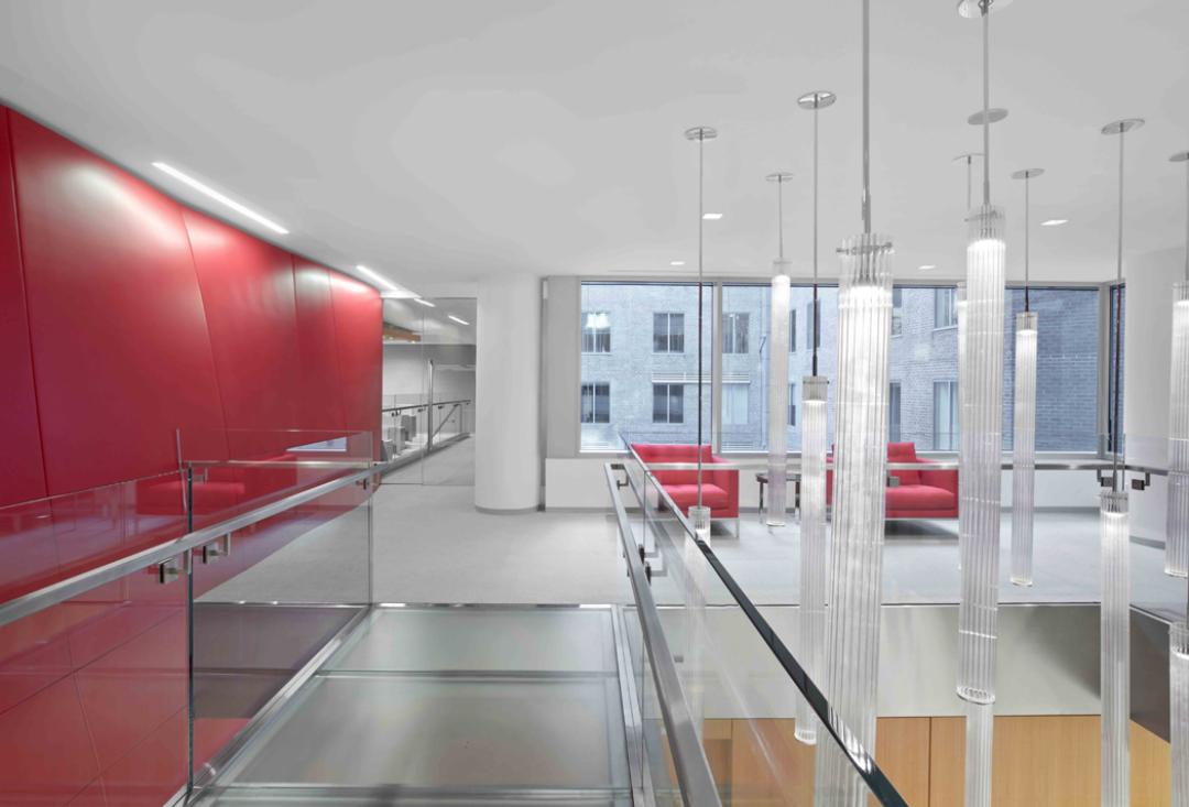 Arent Fox interior tenant fitout walkway to auditorium