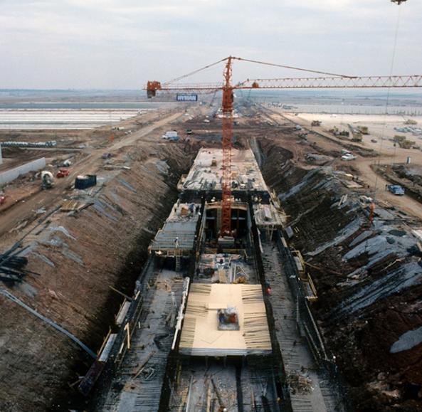 Atlanta Hartsfield Airport under construction in 1979/1980