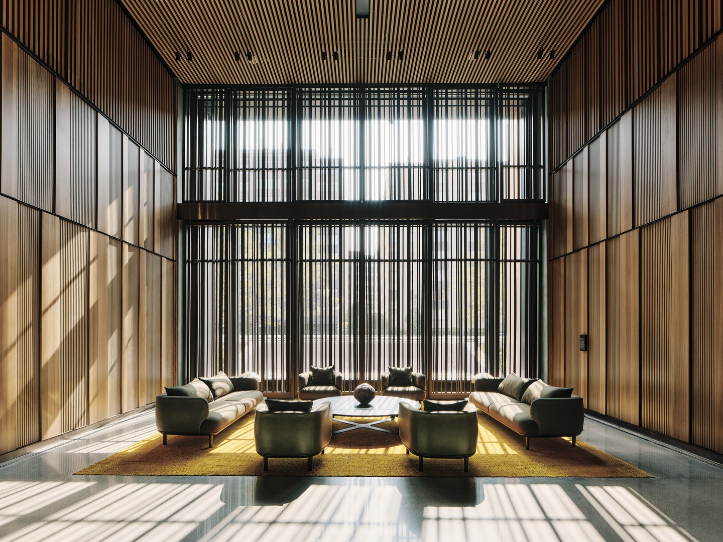 Interior of the New Australian Embassy in Washington, DC