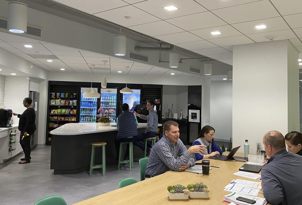 Clark Bethesda office interior cafe