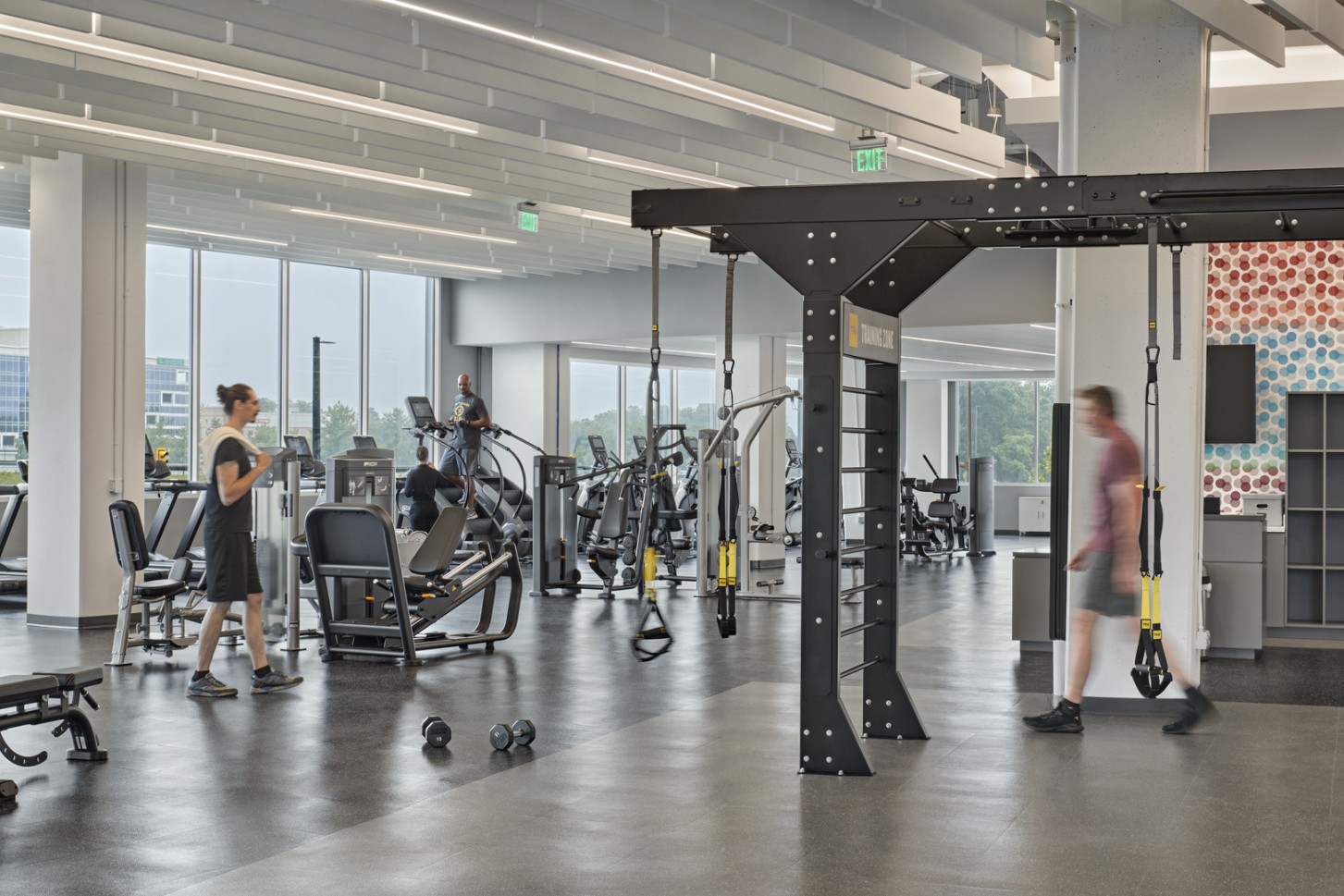 Exercise amenity space at Reston Town Center