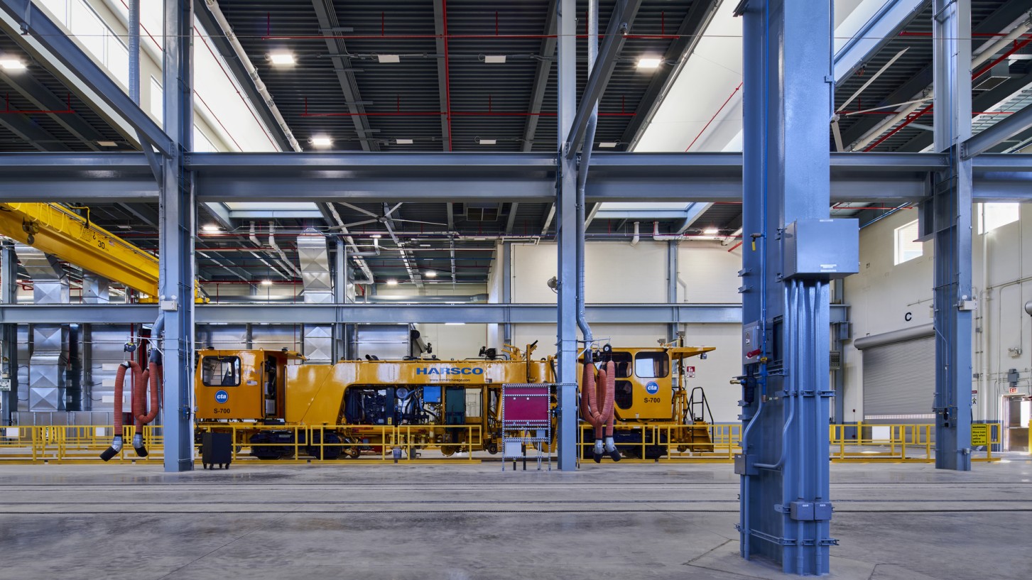 Chicago Transit Authority Maintenance Facility equipment