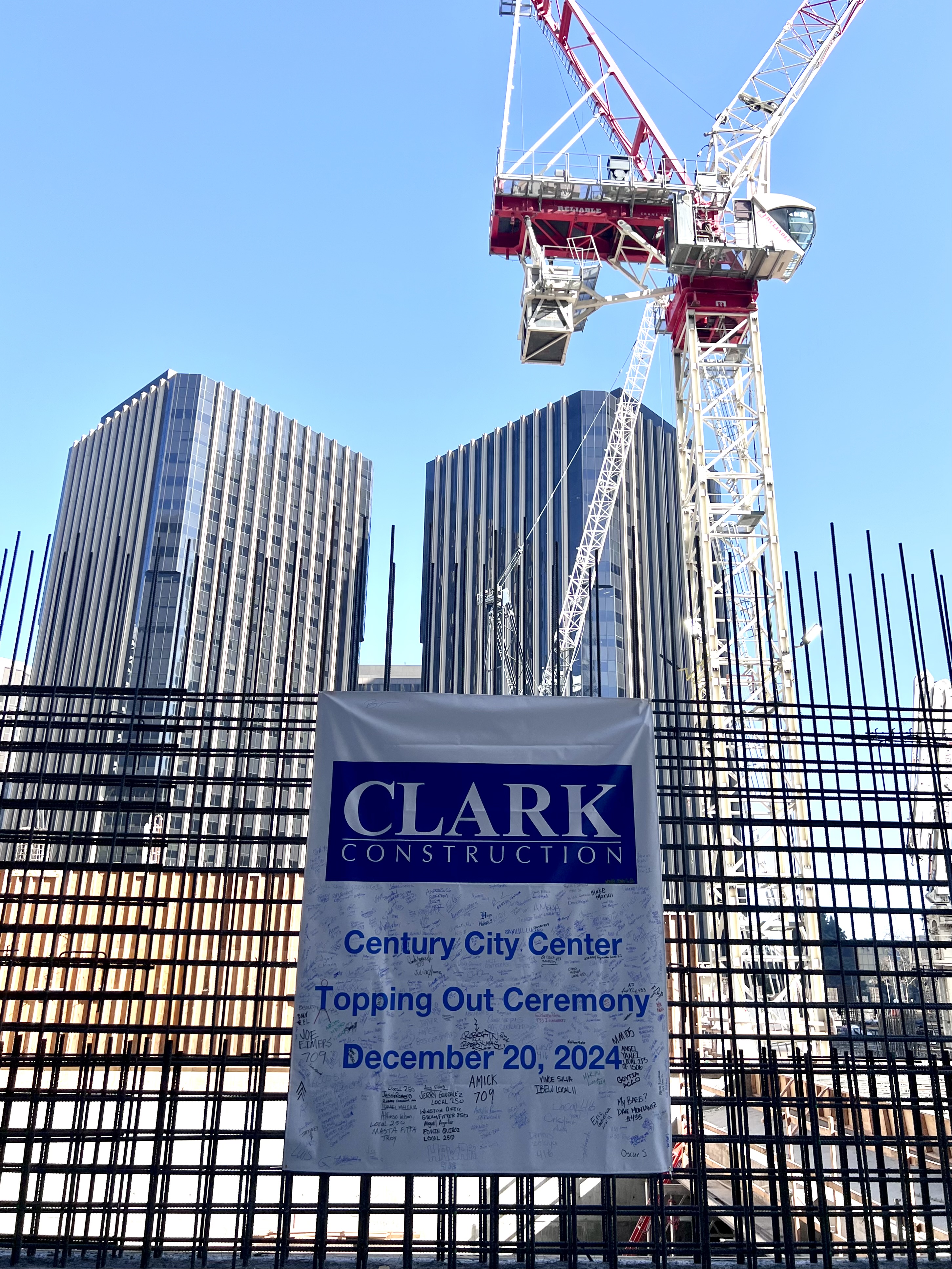 Century City Center Tops Out