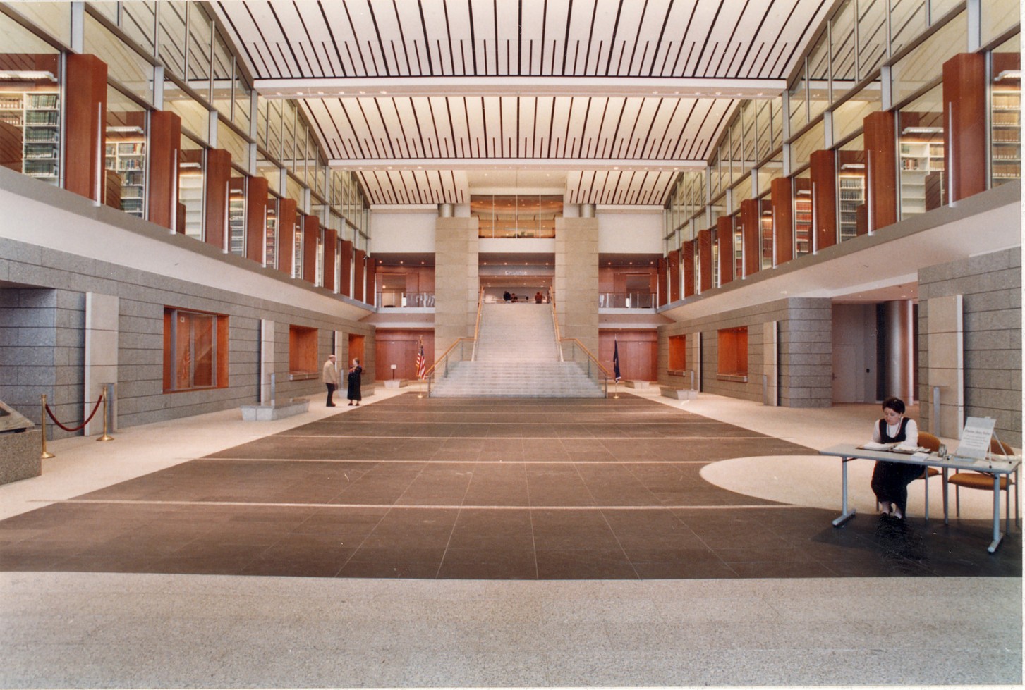 Library of Virginia interior in 1996