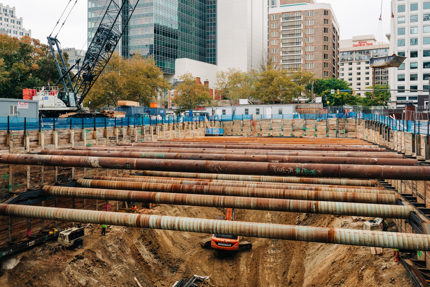 Clark Foundations work in progress at Metro Tower Hampden House