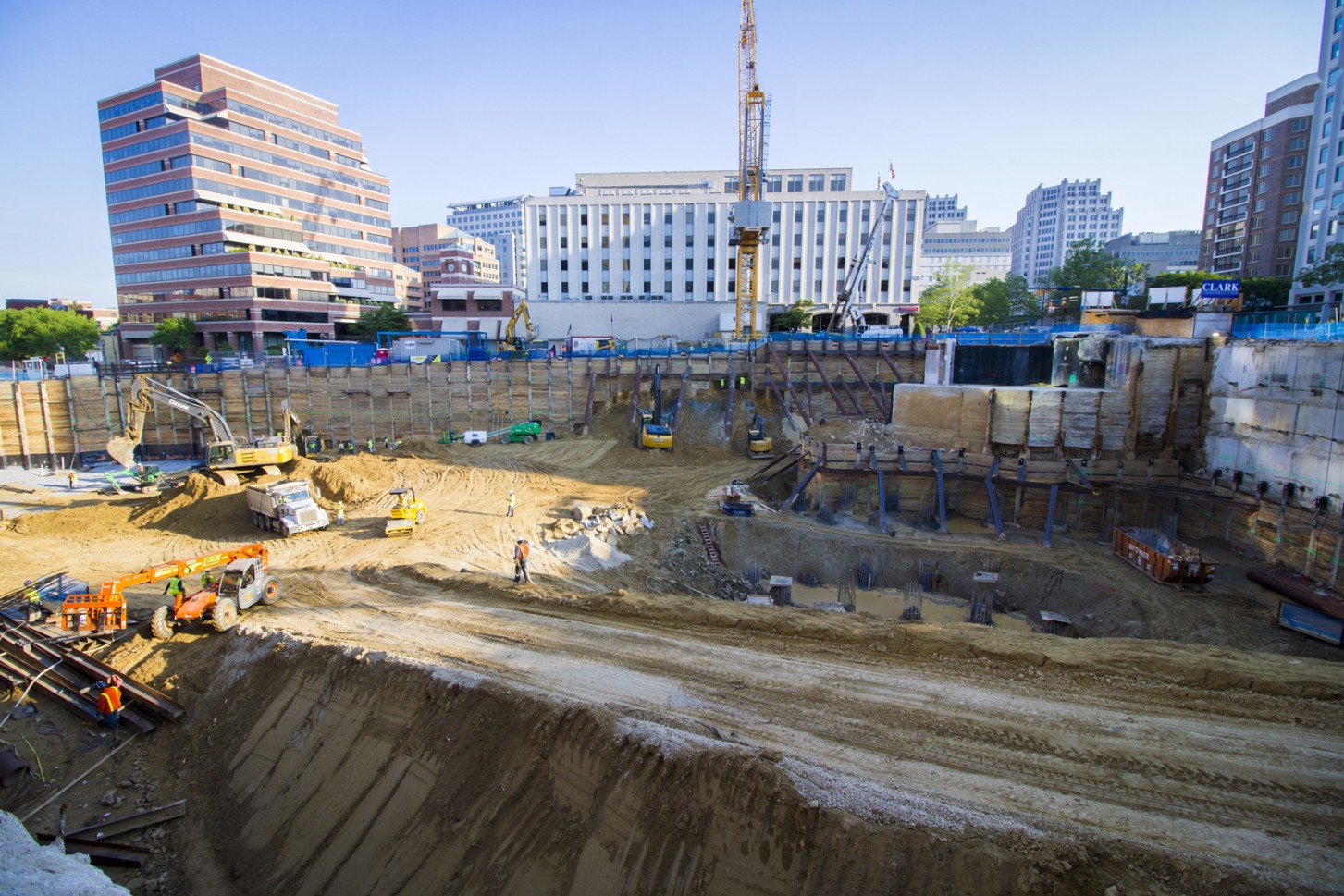 work by Clark Foundations in progress at The Wilson & The Elm project