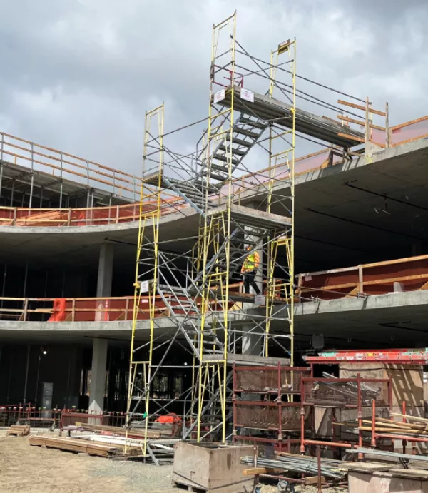 Garden Grove Civic Center Topping Out
