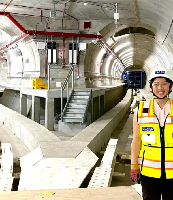 Katharine Luu SA in Tunnel